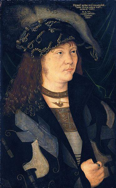 Jacopo de Barbari Portrait of Heinrich Germany oil painting art